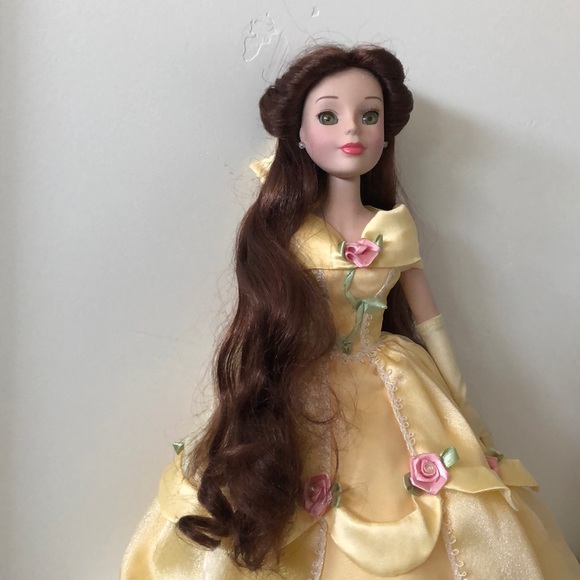 Disney Princess Belle Genuine Porcelain Doll - Picture 1 of 7
